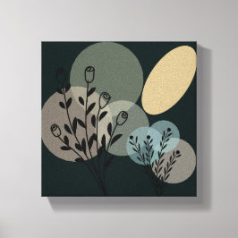 Abstrakt Arbetsytans figursättning eller akrylutsk Canvastryck