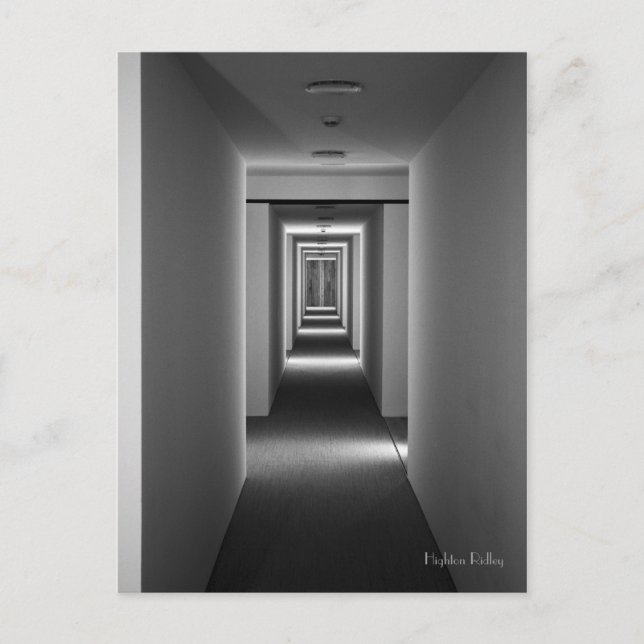 Abstrakt Arkitecture Fine Art Inbjudan Vykort (Framsida)