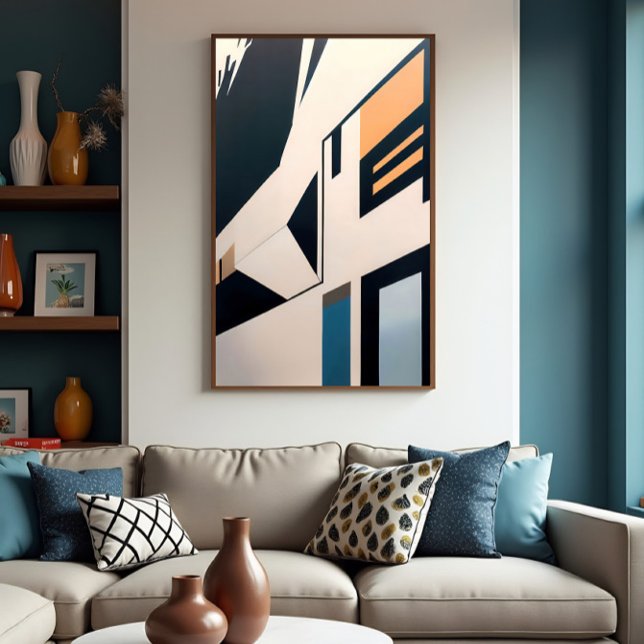 Abstrakt arkitektur poster (Skapare uppladdad)