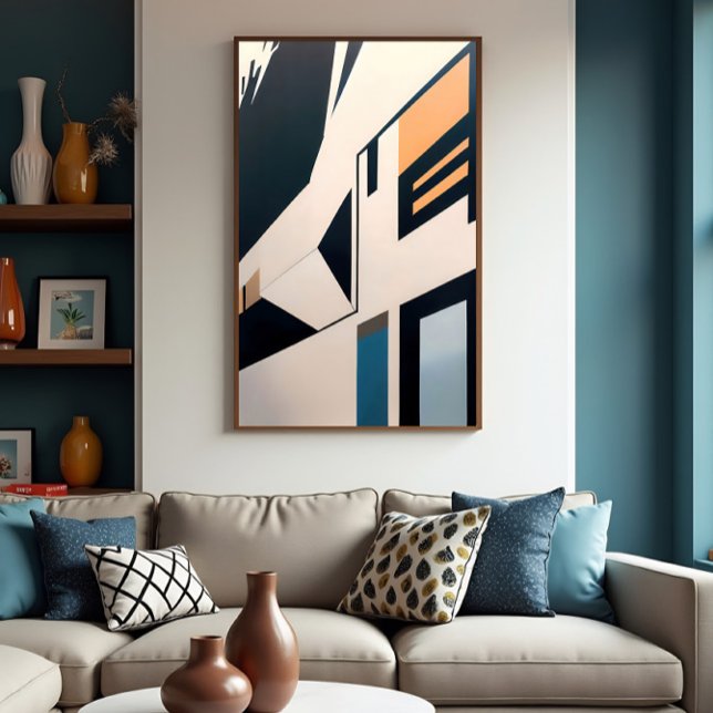 Abstrakt arkitektur poster (Skapare uppladdad)