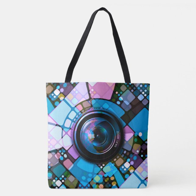 Abstrakt Art 151 Tote Bag-nummer för övertryckning Tygkasse (Framsida)