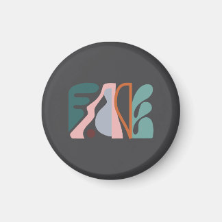 Abstrakt Art 1 Magnet