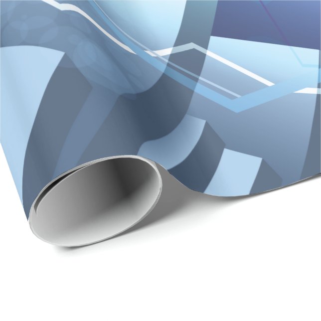 Abstrakt Art 1 Pappert alternativ för inkapsling Presentpapper (Rullad Hörn)