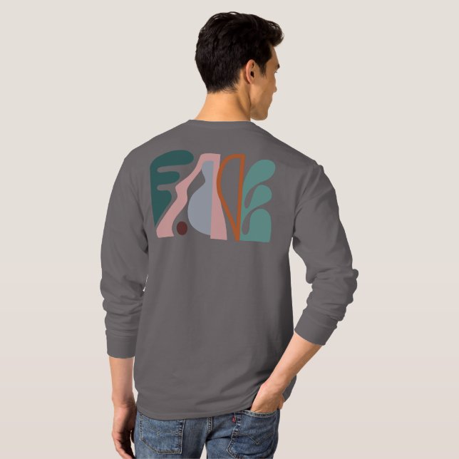 Abstrakt Art 1 T Shirt (Hel baksida)