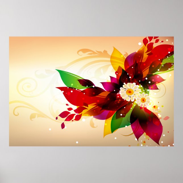 Abstrakt Art 25 Skriv ut Poster (Framsidan)