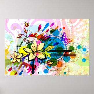 Abstrakt Art 26 Skriv ut Poster