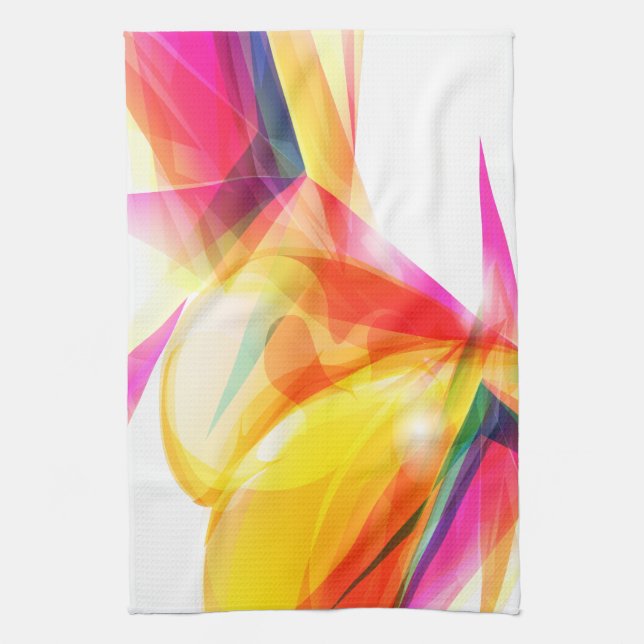 Abstrakt Art 7 kökshandduk (Vertikal)