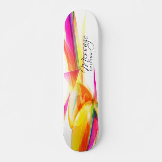 Abstrakt Art 7 Skattbord Skateboard Bräda 20 Cm