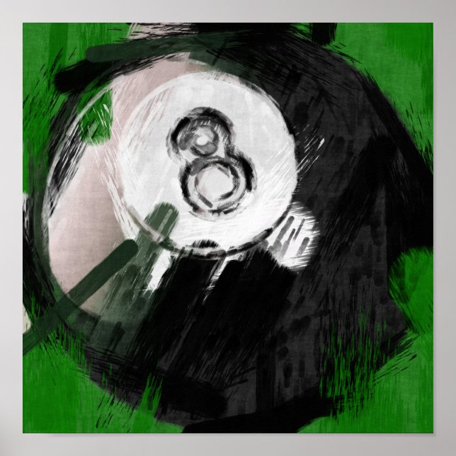 Abstrakt art. 8 miljarder Boll Poster (Framsidan)