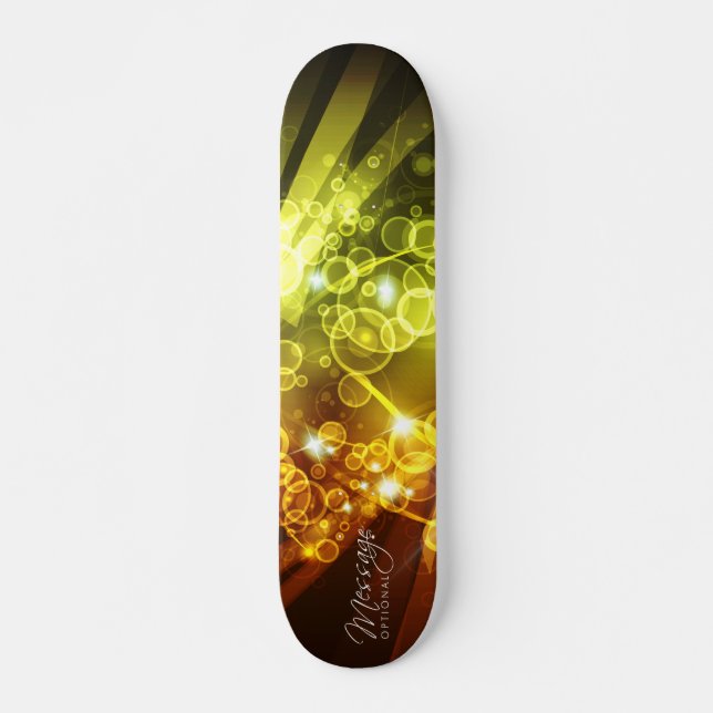 Abstrakt Art 8 Skateboard Bräda 19,5 Cm (Framsida)
