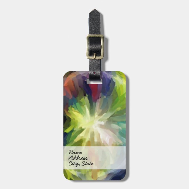 Abstrakt Art | Abstrakt Måla 9 Bagagebricka (Vertikal Framsida)