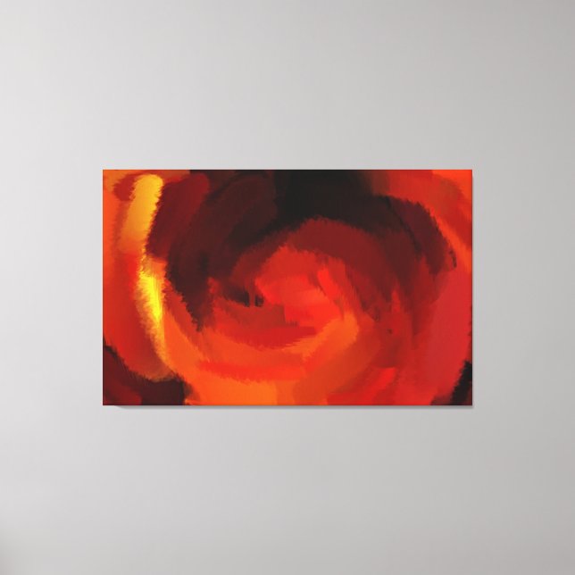 Abstrakt Art | Abstrakt Måla 9 Canvastryck (Framsida)