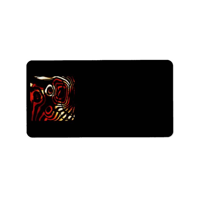 Abstrakt Art-Adressetiketter Adressetikett (Framsidan)