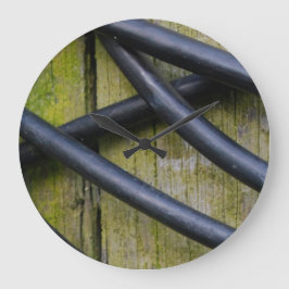 Abstrakt Art Akrylväggslås Stor Klocka