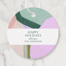 Abstrakt Art Anpassningsbar Photo jul Helgdag Gift Gåvor Etiketter