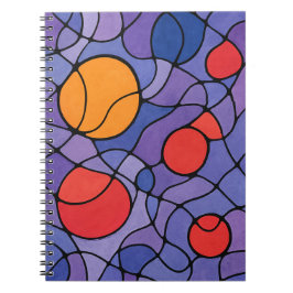 Abstrakt Art Anteckningsbok