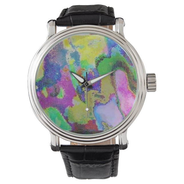 Abstrakt Art Armbandsur (Framsida)