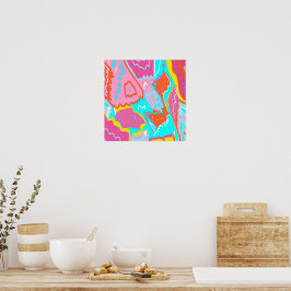 Abstrakt Art av  Sommar Poolside Vibes Poster