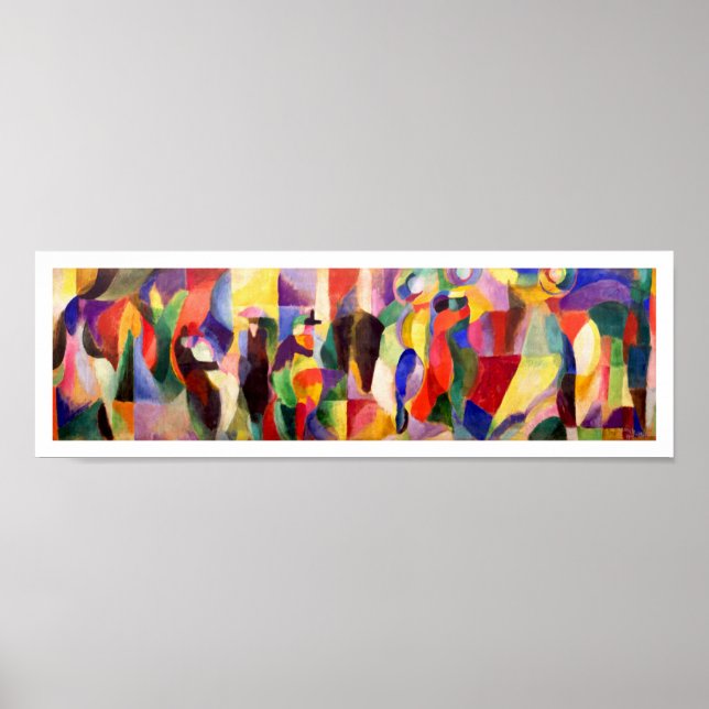 Abstrakt Art av Sonia Delaunay - Tango Bal Bullier Poster (Framsidan)