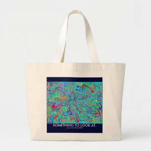 Abstrakt Art Bag Jumbo Tygkasse