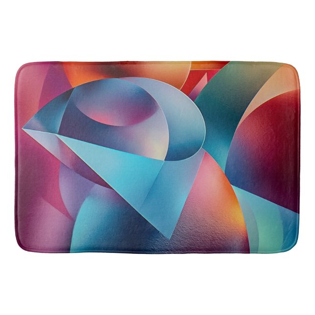 Abstrakt Art Bath Mat Badrumsmatta (Framsidan)