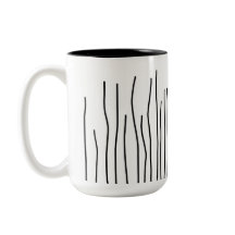 Abstrakt Art Black White Linjer-minimalism