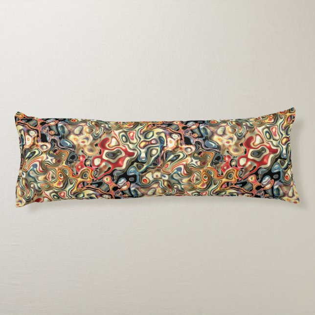 Abstrakt Art Body Pillow Kroppskudde (Baksidan)