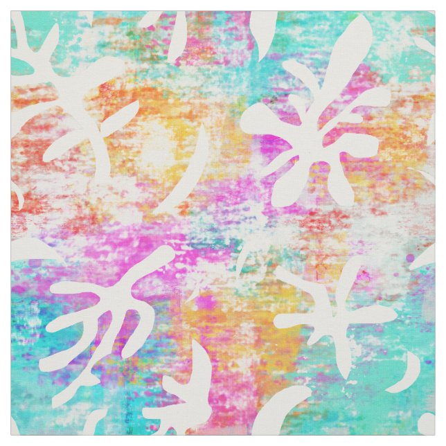 Abstrakt Art Boho Matisse Botaniska former Tyg (Provkarta)