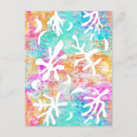 Abstrakt Art Boho Matisse Botaniska former
