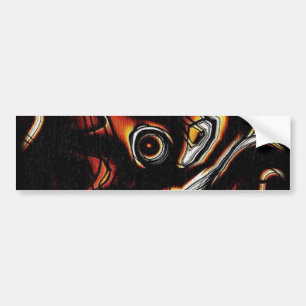 Abstrakt Art Bumper-etikett Bildekal