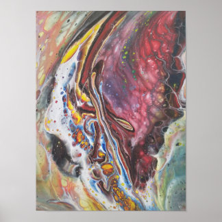 Abstrakt Art - Butterfly's Vinge Poster