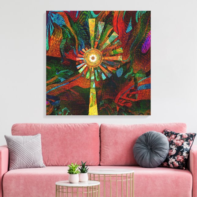 Abstrakt Art Canvas Art (Insitu (Vardagsrum))