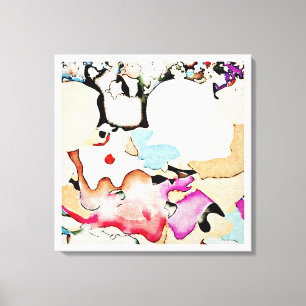Abstrakt Art Canvastryck