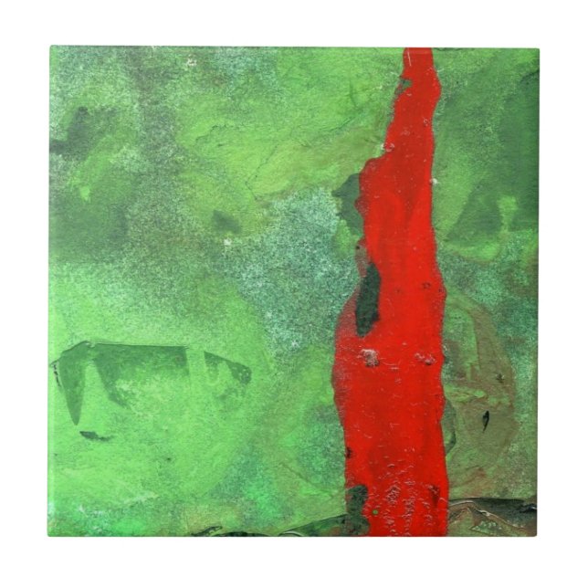 Abstrakt Art Ceramic Tile Kakelplatta (Framsidan)