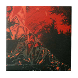 Abstrakt Art Ceramic Tile Kakelplatta