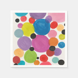 Abstrakt Art Circles Pappersservett