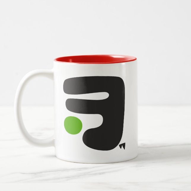 Abstrakt Art Coffee Mugg #5 (Vänster)
