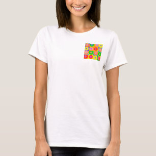 Abstrakt Art Colorful Lycklig T Shirt