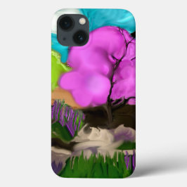 Abstrakt Art Cotton Candy Träd