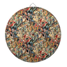 Abstrakt Art Dart Board Darttavla