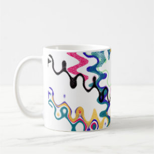 Abstrakt art décomugg kaffemugg