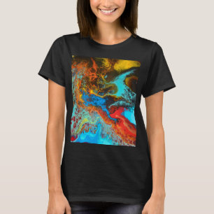 Abstrakt Art-design - färgstark T Shirt