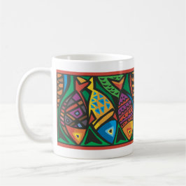 Abstrakt Art Design Kaffemugg