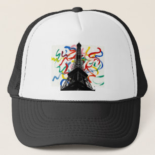 Abstrakt Art-Eiffel Torn Hat Keps