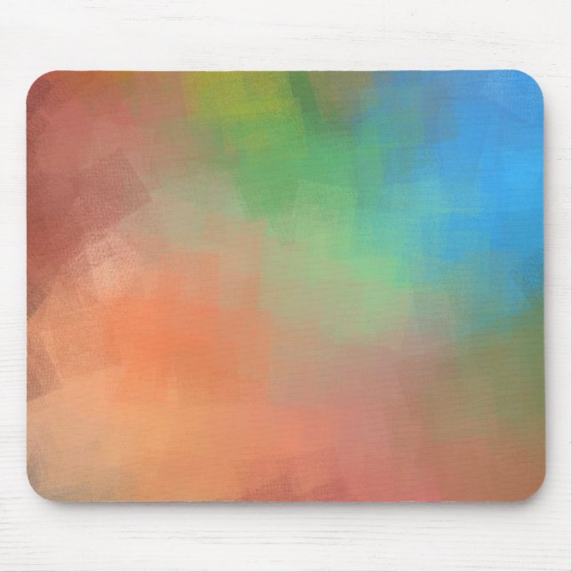 Abstrakt Art Elegant Färgmall Modern Musmatta (Framsidan)