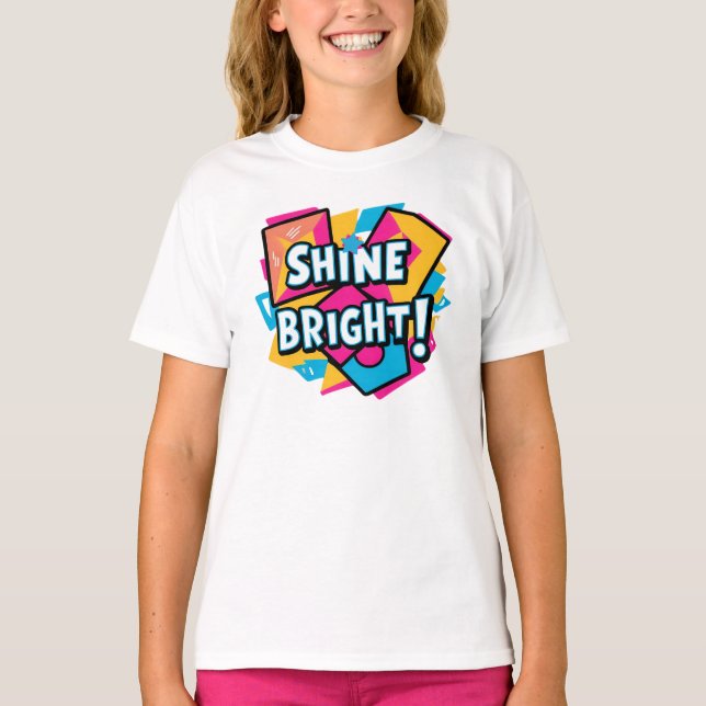 Abstrakt Art: En färgstark och inspirerande design T Shirt (Framsida)