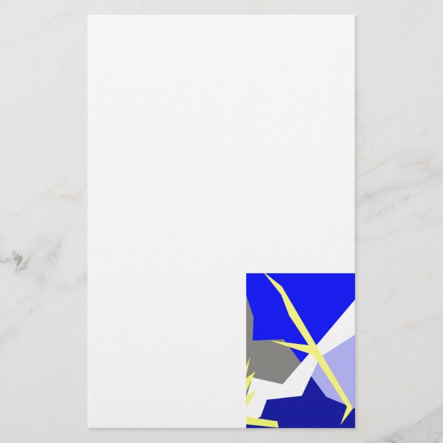 Abstrakt Art Energy Brevpapper (Framsida)
