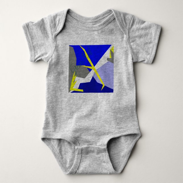 Abstrakt Art Energy T Shirt (Framsida)