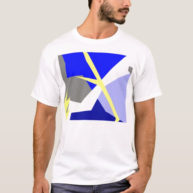 Abstrakt Art Energy T Shirt (Framsida)