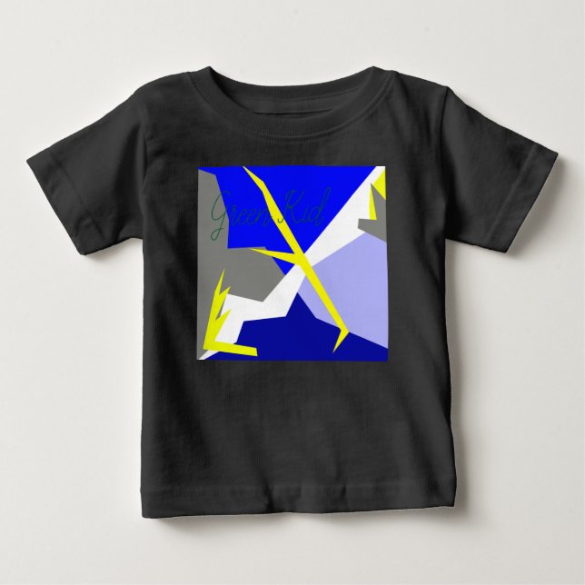 Abstrakt Art Energy T Shirt (Framsida)